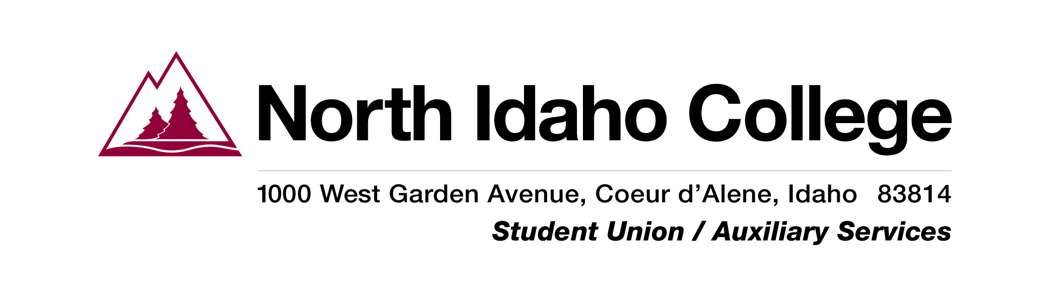 NIC Logo with Student Union department and address