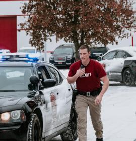 Student in Law Enforcement Training