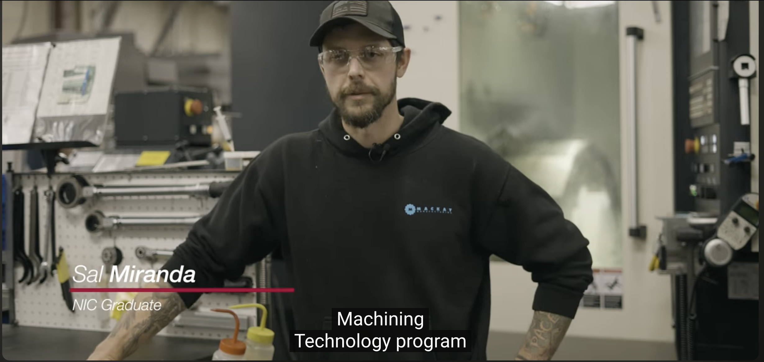 Sal at CNC Technology Program