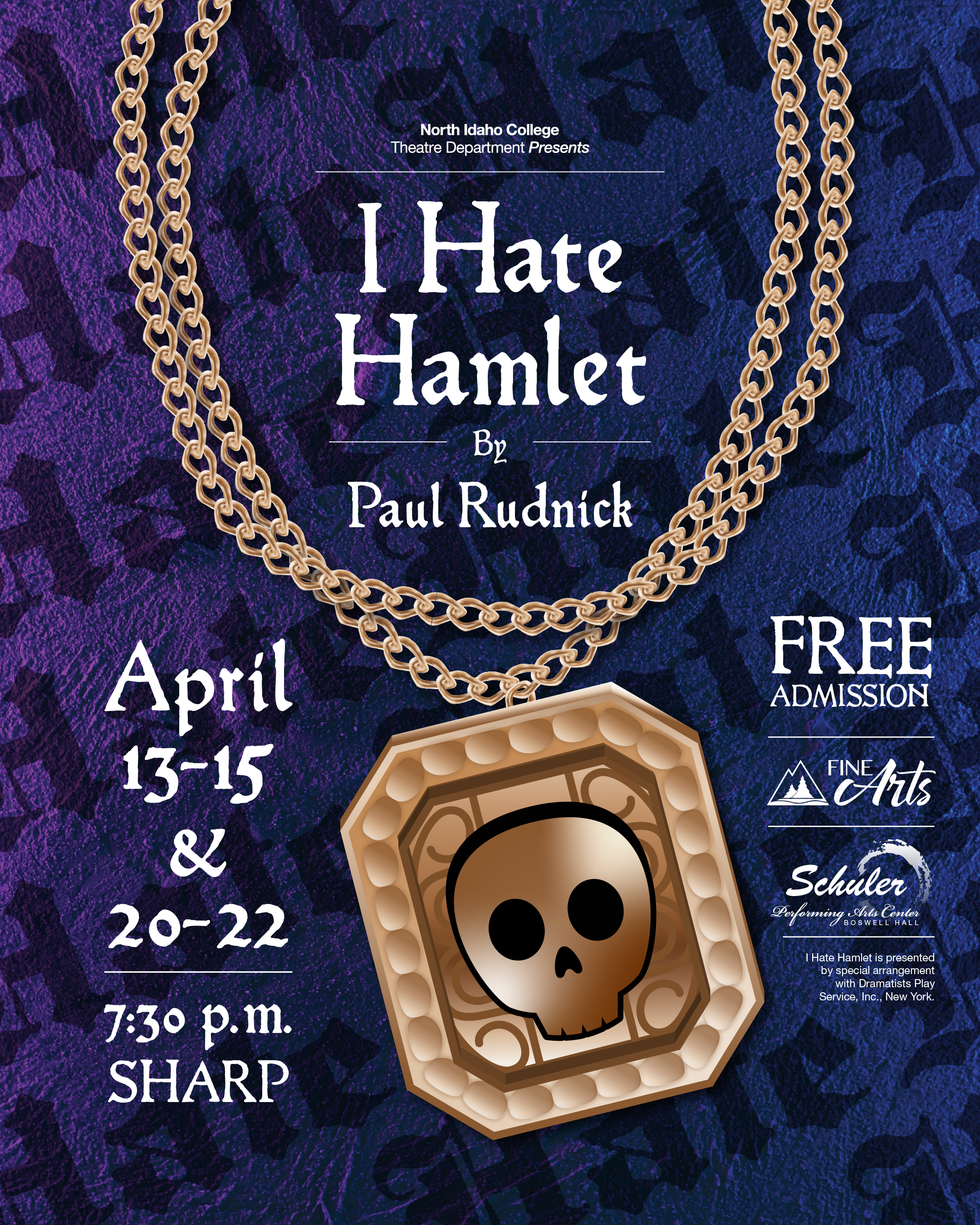 I Hate Hamlet poster illustration