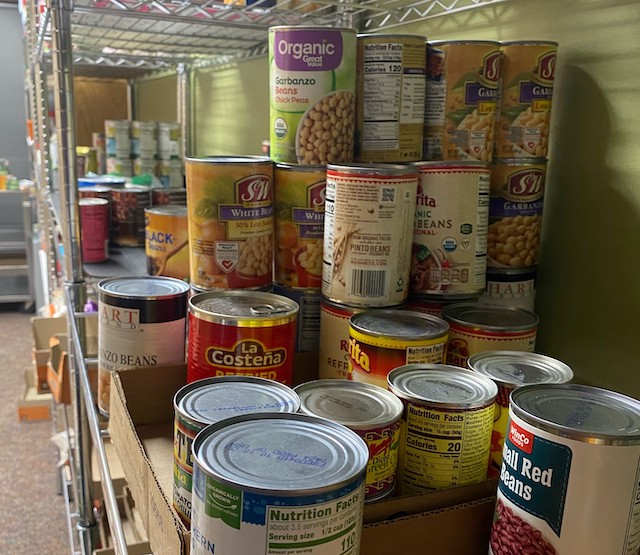 NIC Food Pantry Stock