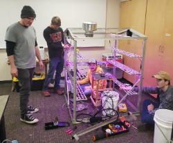 1/26/24 NIC students build high-tech greenhouse for STEM school